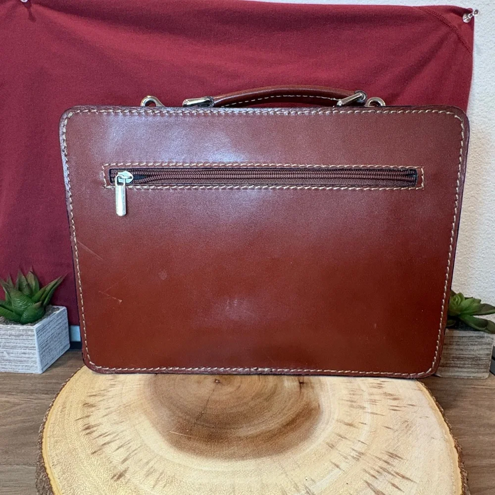 Brown Made in Italy Leather 💼
